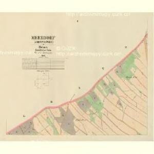 Merzdorf (Martinkowice) - c4508-1-001 - Kaiserpflichtexemplar der Landkarten des stabilen Katasters