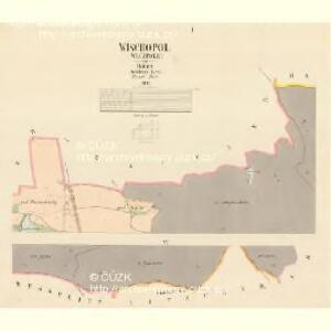 Wischopol (Wlcjpole) - c8675-1-001 - Kaiserpflichtexemplar der Landkarten des stabilen Katasters