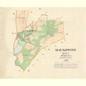 Haukowitz - m0667-1-002 - Kaiserpflichtexemplar der Landkarten des stabilen Katasters