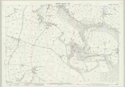 Cornwall XXXII.10 (includes: Mawgan in Pyder; St Columb Major) - 25 Inch Map