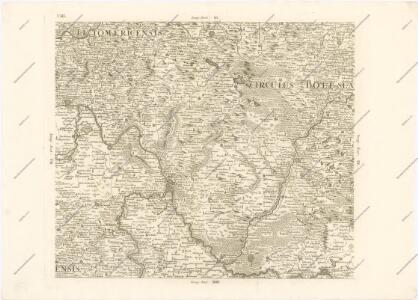 Mappa geographica regni Bohemiae in duodecim circuloc divisae ... Sectio. VIII.