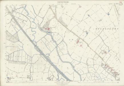 Staffordshire XXXVII.6 (includes: Cresswell; Seighford; Stafford) - 25 Inch Map