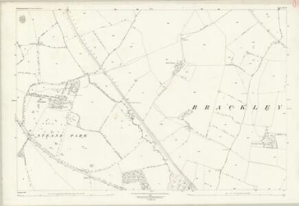 Northamptonshire LIX.13 (includes: Brackley St Peter; Farthinghoe; Greatworth) - 25 Inch Map