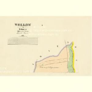 Wolkow - c0352-1-001 - Kaiserpflichtexemplar der Landkarten des stabilen Katasters