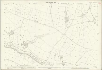 Cornwall XXXIX.15 (includes: Cubert; Newlyn; Perranzabuloe) - 25 Inch Map