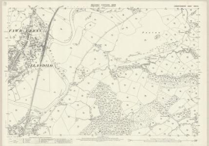 Carmarthenshire XXXIII.16 (includes: Llandeilo Fawr Rural; Llandeilo Fawr Urban) - 25 Inch Map