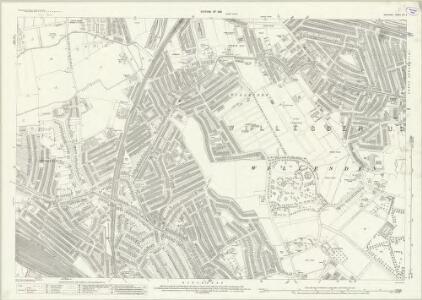 Middlesex XVI.2 (includes: Willesden) - 25 Inch Map