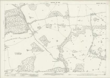 Berkshire XXVIII.14 (includes: Ashampstead; Bradfield) - 25 Inch Map