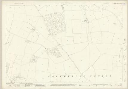 Durham XLVIII.16 (includes: Archdeanon Newton; Coatham Mundeville; Walworth; Whessoe) - 25 Inch Map