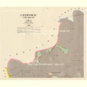 Czernikau (Czernegkow) - c0892-1-001 - Kaiserpflichtexemplar der Landkarten des stabilen Katasters