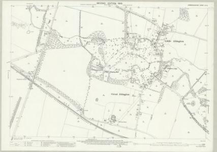Cambridgeshire LV.9 (includes: Great Abington; Hildersham; Little Abington; Pampisford) - 25 Inch Map