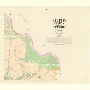 Stettin (Stetina) - m3060-1-003 - Kaiserpflichtexemplar der Landkarten des stabilen Katasters