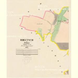 Bieltsch - c0191-1-004 - Kaiserpflichtexemplar der Landkarten des stabilen Katasters