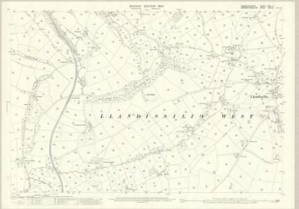 Pembrokeshire XXIV.6 (includes: Llan Y Cefn; Llandissilio East; Llandysilio West) - 25 Inch Map