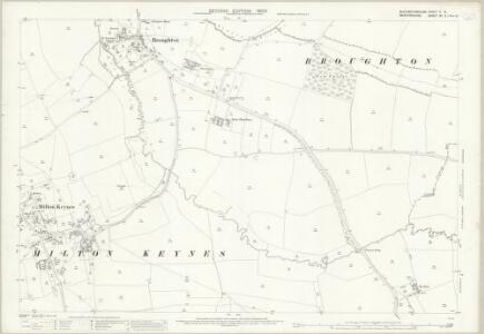Buckinghamshire X.15 (includes: Broughton; Milton Keynes) - 25 Inch Map