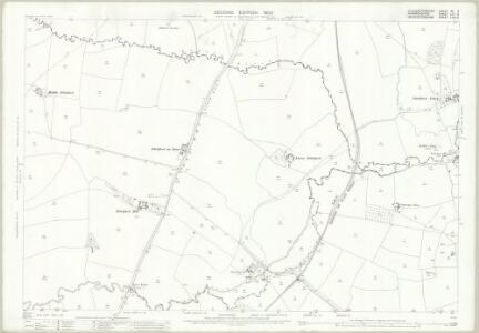 Gloucestershire XV.3 (includes: Batsford; Blockley; Stretton on Fosse; Todenham) - 25 Inch Map