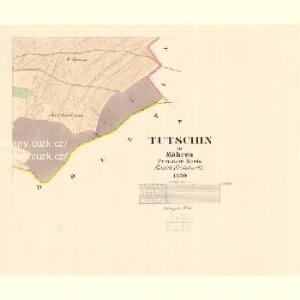 Tutschin - m3169-1-005 - Kaiserpflichtexemplar der Landkarten des stabilen Katasters