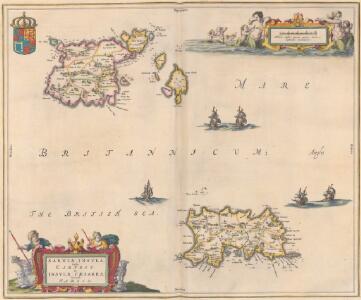 Sarnia Insula, Vulgo Garnsey: et Insula Caesarea, Vernacule Garsey. [Karte], in: Theatrum orbis terrarum, sive, Atlas novus, Bd. 4, S. 533.