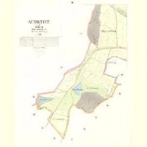 Aunietitz - c8256-1-002 - Kaiserpflichtexemplar der Landkarten des stabilen Katasters