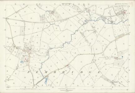 Herefordshire XVIII.2 (includes: Pembridge) - 25 Inch Map