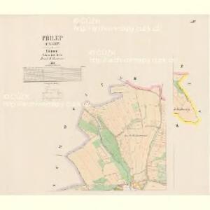 Přilep (Přjlep) - c6243-1-001 - Kaiserpflichtexemplar der Landkarten des stabilen Katasters