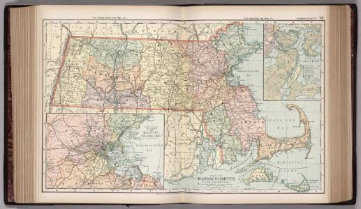 Map of Massachusetts. 70