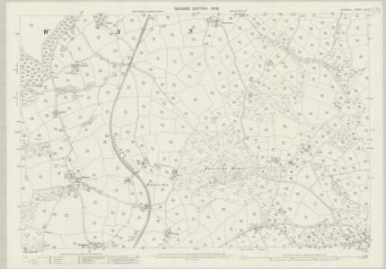 Cornwall LXX.9 (includes: Crowan; Sithney) - 25 Inch Map