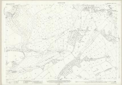 Derbyshire XVI.16 (includes: Baslow and Bubnell; Calver; Curbar; Great Longstone; Hassop; Stony Middleton) - 25 Inch Map