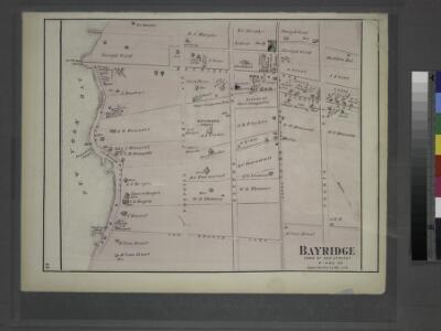 Bayridge. Town of New Utrecht, Kings Co.