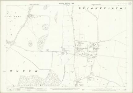 Berkshire XXVI.3 (includes: Brightwalton; Chaddleworth) - 25 Inch Map