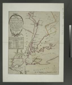 An accurate map of Staten Island : with that part of New York, Long Island and the Jerseys which is the rendesvous of the two grand armies and the supposed present seat of action / by a mercht. who resided in America 15 years.