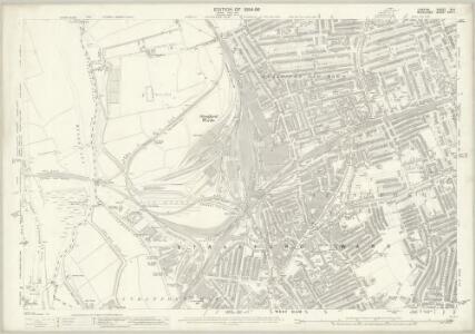 London (Edition of 1894-96) XLII (includes: Cann Hall; West Ham) - 25 Inch Map