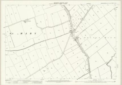 Lincolnshire XL.15 (includes: Alvingham; Conisholme; Covenham St Mary; Grainthorpe; Yarburgh) - 25 Inch Map