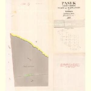 Pasek - c5643-1-001 - Kaiserpflichtexemplar der Landkarten des stabilen Katasters