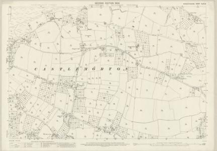 Worcestershire XLVII.13 (includes: Castlemorton) - 25 Inch Map