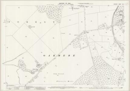 Cheshire XL.2 (includes: Cuddington; Marton; Oakmere) - 25 Inch Map