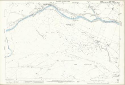 Durham XXXIX.5 (includes: Forest And Frith; Holwick; Lunedale; Newbiggin) - 25 Inch Map