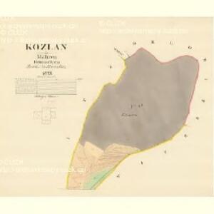 Kozlan - m1313-1-001 - Kaiserpflichtexemplar der Landkarten des stabilen Katasters