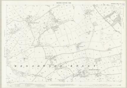 Devon LIII.5 (includes: Broadwood Kelly; Monk Okehampton; Winkleigh) - 25 Inch Map