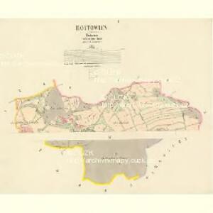 Hottowies - c2259-1-001 - Kaiserpflichtexemplar der Landkarten des stabilen Katasters