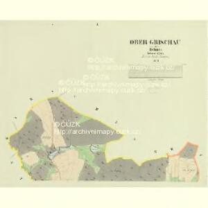 Ober Grischau - c2147-1-001 - Kaiserpflichtexemplar der Landkarten des stabilen Katasters