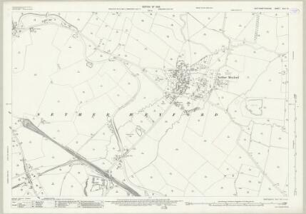 Northamptonshire XLIV.13 (includes: Bugbrooke; Nether Heyford; Stowe Nine Churches; Upper Heyford) - 25 Inch Map