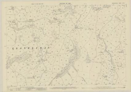 Denbighshire XXVI.11 (includes: Llanelidan) - 25 Inch Map
