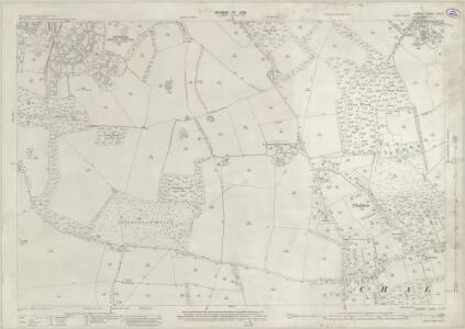 Surrey XXVII.1 (includes: Chaldon; Coulsdon; Merstham) - 25 Inch Map
