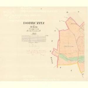 Dobrczitz - m0462-1-001 - Kaiserpflichtexemplar der Landkarten des stabilen Katasters