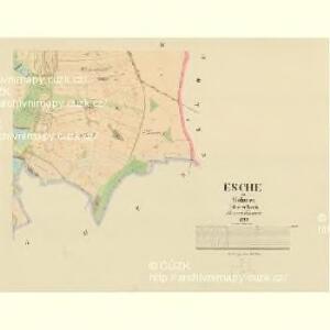 Esche - c1656-1-003 - Kaiserpflichtexemplar der Landkarten des stabilen Katasters