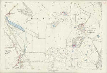 Suffolk XLIV.16 (includes: Great Welnetham; Little Welnetham; Nowton; Rougham; Rushbrooke) - 25 Inch Map