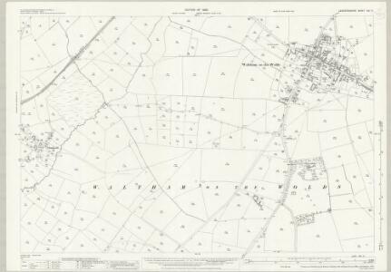 Leicestershire XIII.11 (includes: Scalford; Waltham) - 25 Inch Map