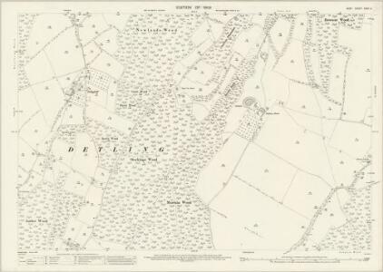 Kent XXXII.9 (includes: Boxley; Detling; Thurnham) - 25 Inch Map