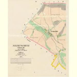 Niemtschitz (Niemczic) - c5123-1-002 - Kaiserpflichtexemplar der Landkarten des stabilen Katasters